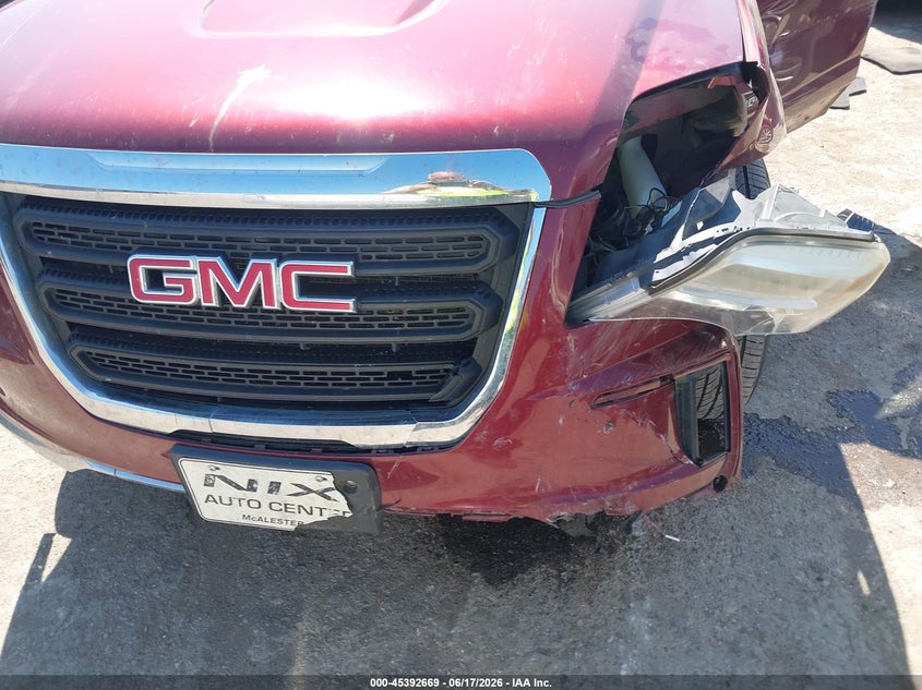 2016 GMC TERRAIN SPORT UTILITY VEHICLE 2.4L I-4 DI, DOHC, VVT, 182HP