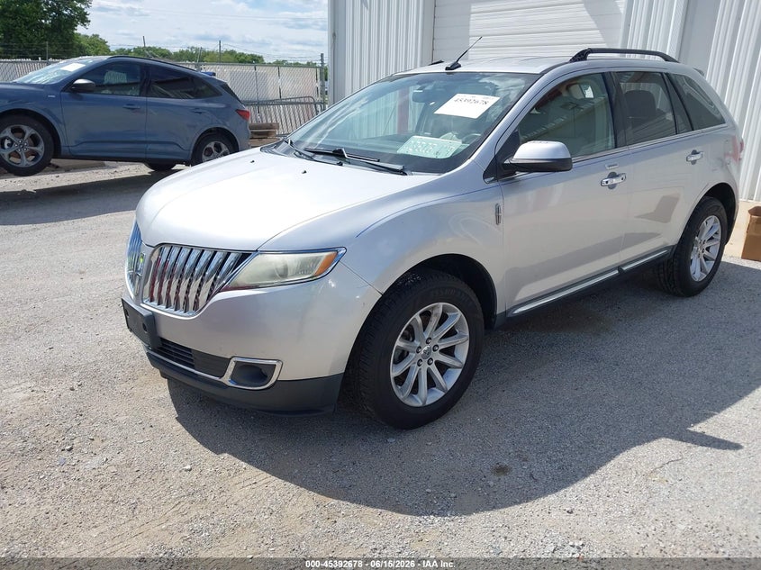 Vin: 2lmdj6jk7bbj20526, lot: 45890681, lincoln mkx 20112
