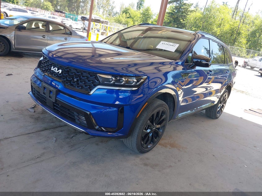 VIN 5XYRKDLF4NG130714 2022 KIA SORENTO SX