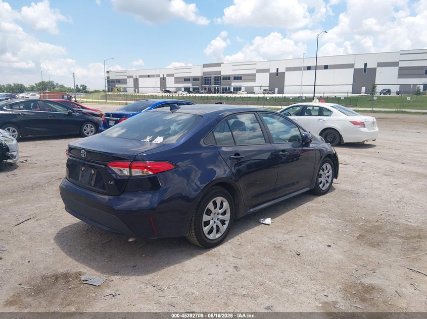 VIN 5YFEPMAE2NP329315 2022 TOYOTA COROLLA LE