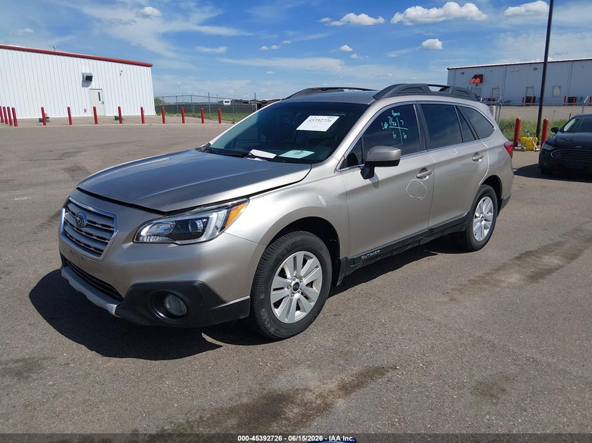 Vin: 4s4bsbcc7f3346148, lot: 45890729, subaru outback 2.5i premium 20152