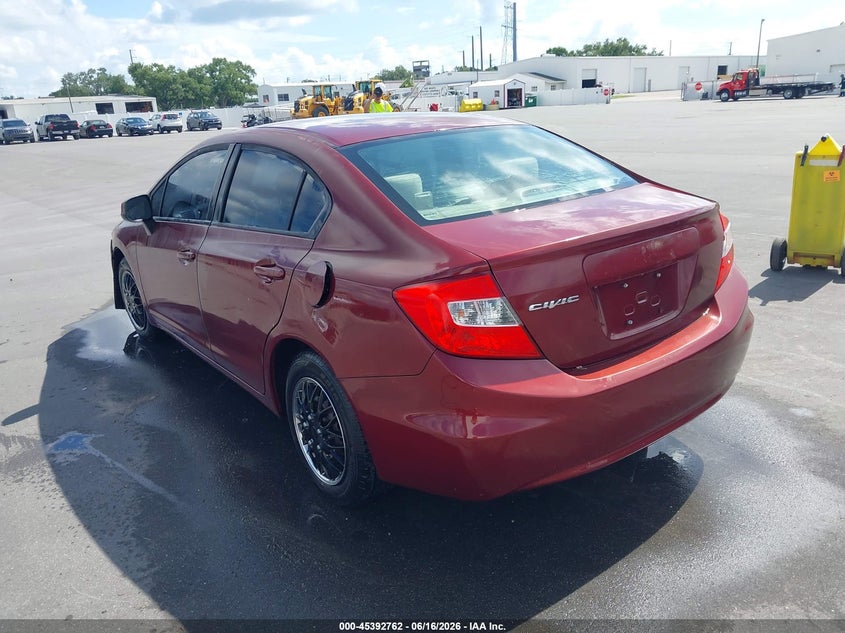 2012 Honda Civic Lx VIN: 19XFB2F57CE393011 Lot: 45392762