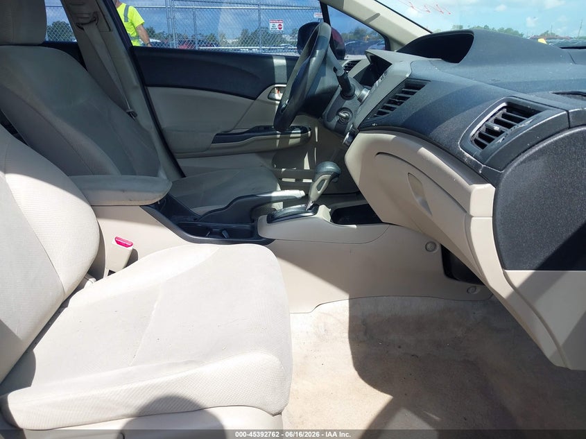 2012 Honda Civic Lx VIN: 19XFB2F57CE393011 Lot: 45392762
