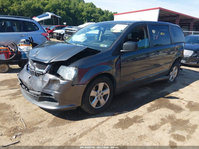 Vin: 2c4rdgbg5gr374781, lot: 45890801, dodge grand caravan se 20162