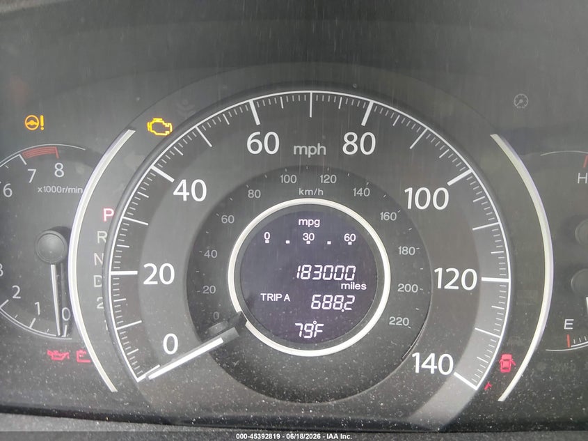 2012 HONDA CR-V auction photo 7