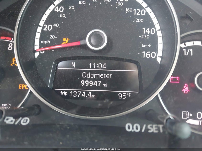 2015 Volkswagen Beetle 1.8T Classic VIN: 3VW517AT6FM822440 Lot: 45392861