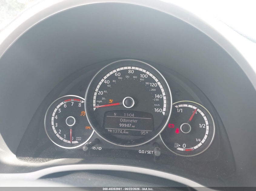 2015 Volkswagen Beetle 1.8T Classic VIN: 3VW517AT6FM822440 Lot: 45392861