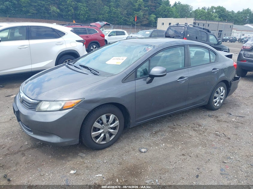 2HGFB2F54CH597433 2012 Honda Civic Lx photo 1
