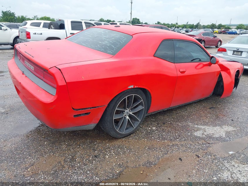 Vin: 2c3cdybt7dh635570, lot: 45890881, dodge challenger r/t 20134