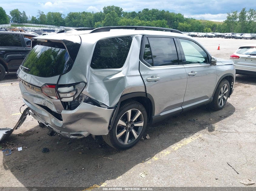 HONDA PILOT 2025 VIN 5FNYG1H78SB167202