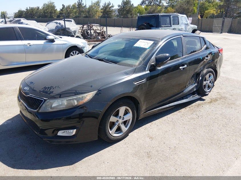 Vin: 5xxgm4a76eg308110, lot: 45890972, kia optima lx 20142