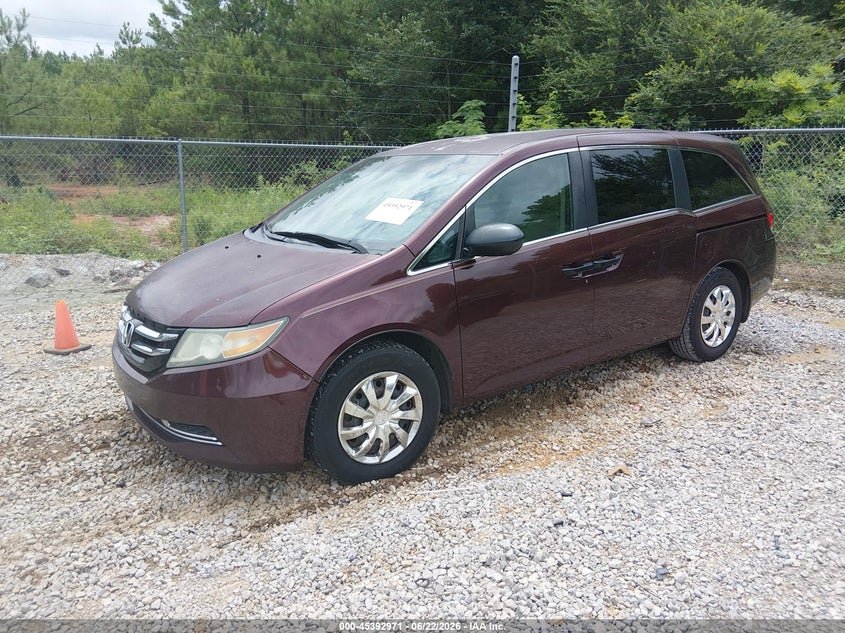 2014 HONDA ODYSSEY auction photo 2