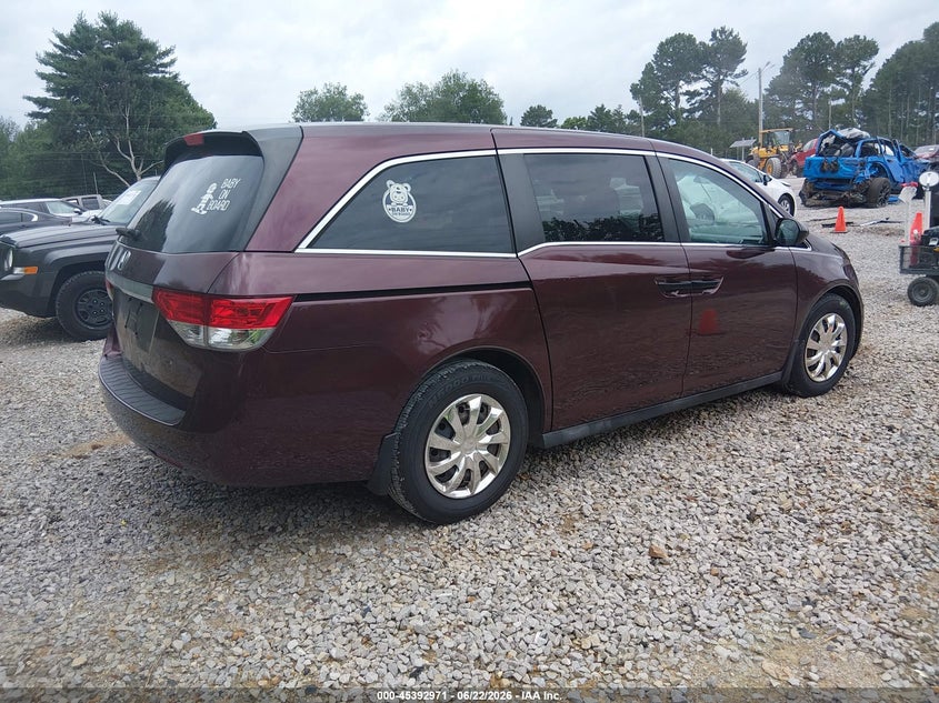 2014 HONDA ODYSSEY auction photo 4
