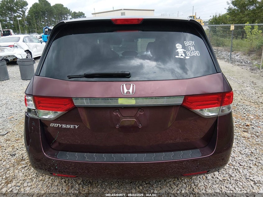 2014 HONDA ODYSSEY auction photo 6