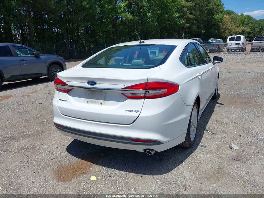 2018 FORD FUSION SEDAN 2.0L I-4 DOHC, VVT, 141HP
