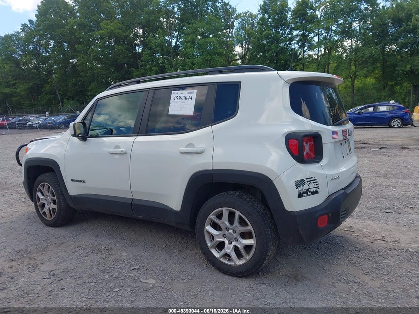 2018 Jeep Renegade Latitude 4X4 VIN: ZACCJBBB9JPJ23647 Lot: 45393044
