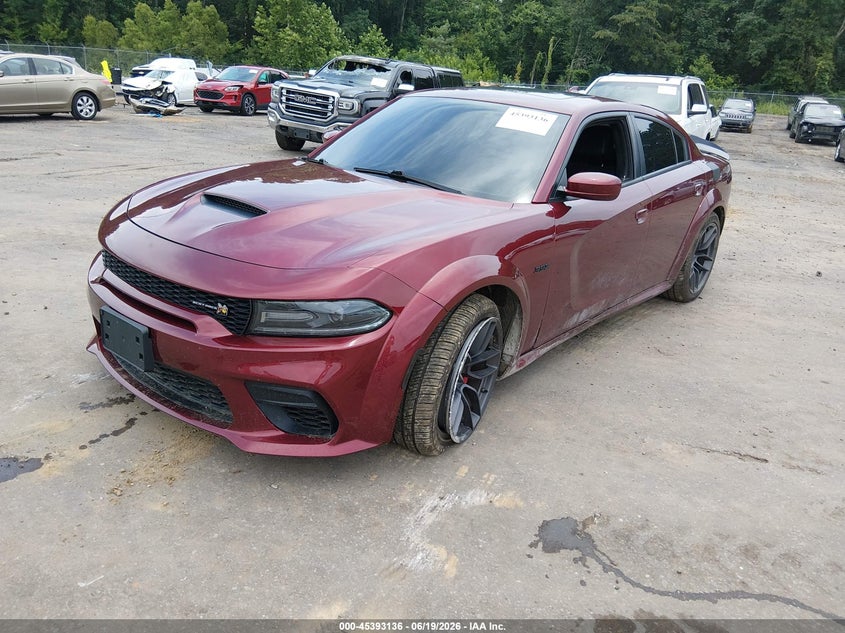 Vin: 2c3cdxgj2mh531599, lot: 45891139, dodge charger scat pack widebody rwd 20212