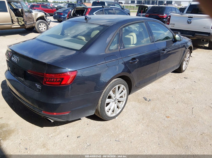 Vin: waugmaf41hn066281, lot: 45891145, audi a4 ultra premium 20174