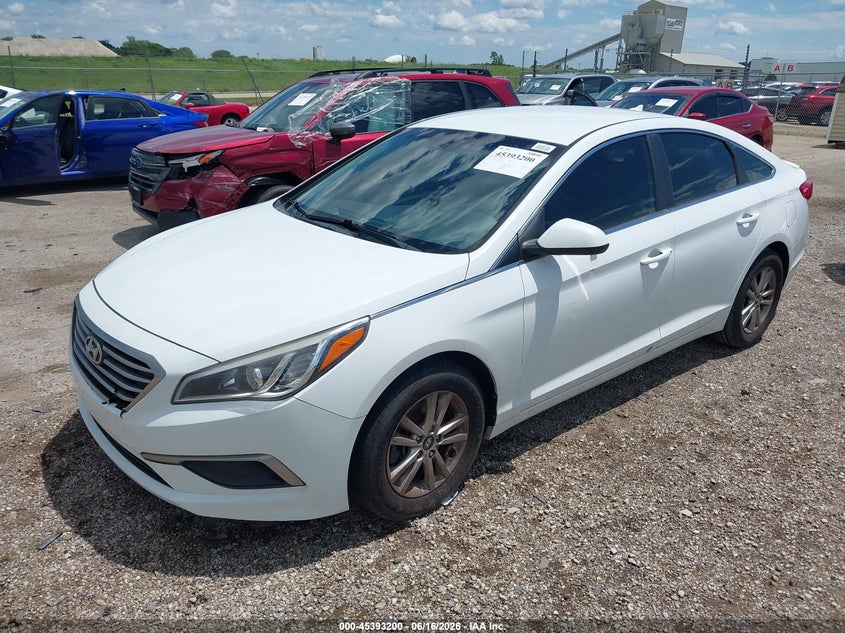 2017 Hyundai Sonata Se 5NPE24AF3HH554643 photo 1
