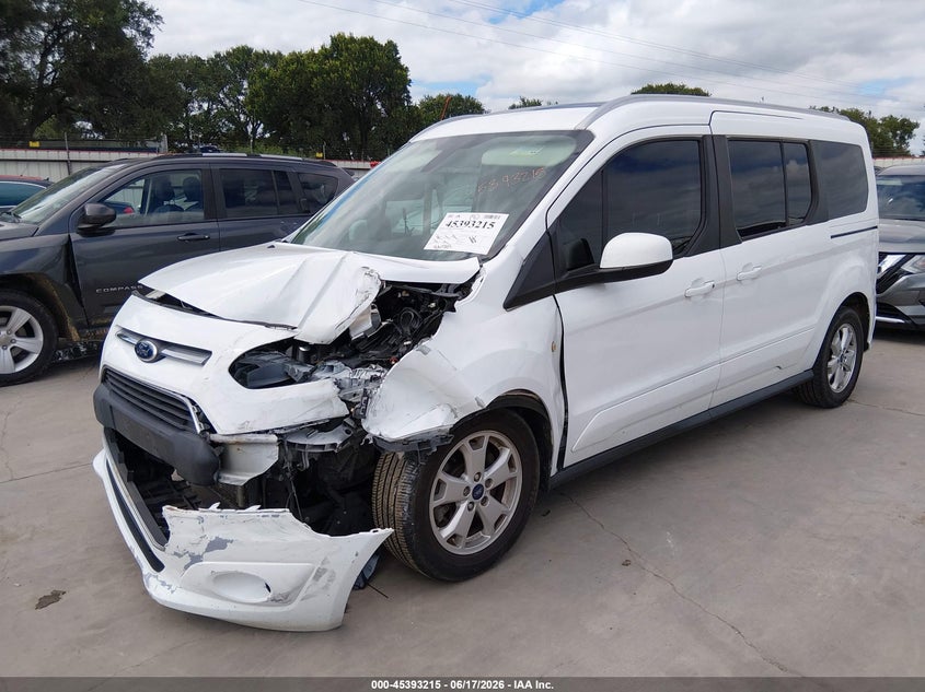Vin: nm0ge9g71g1271965, lot: 45891218, ford transit connect titanium 20162