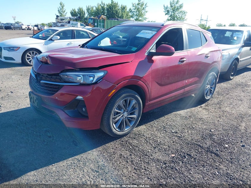 Vin: kl4mmcsl2mb048795, lot: 45891242, buick encore gx awd preferred 20212