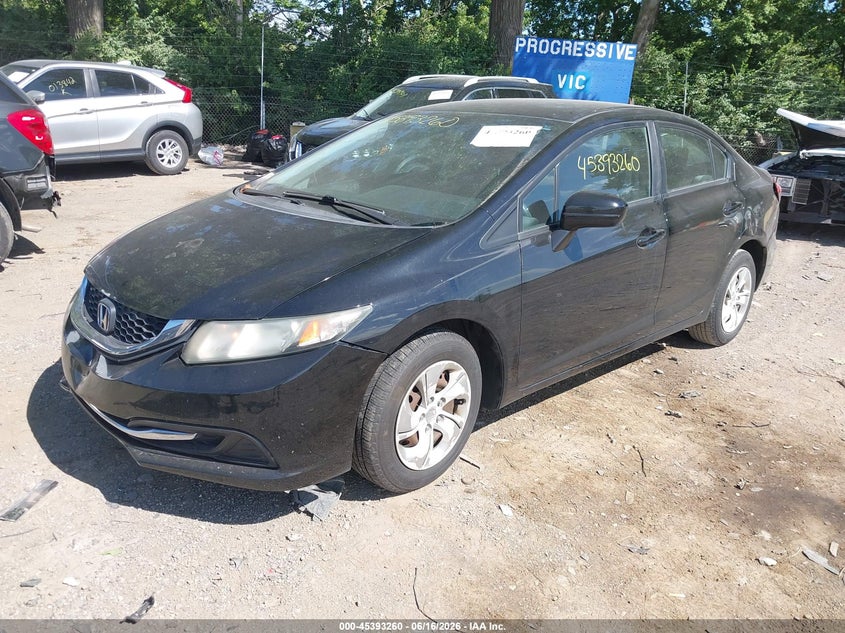 2014 Honda Civic Lx 19XFB2F52EE053834 photo 1