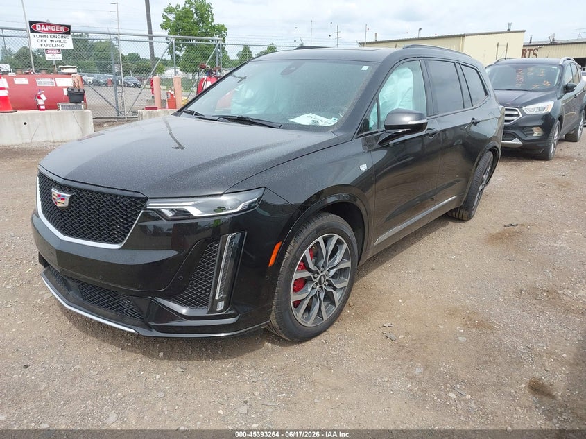 Vin: 1gykpgrs6sz142864, lot: 45891267, cadillac xt6 awd sport 20252