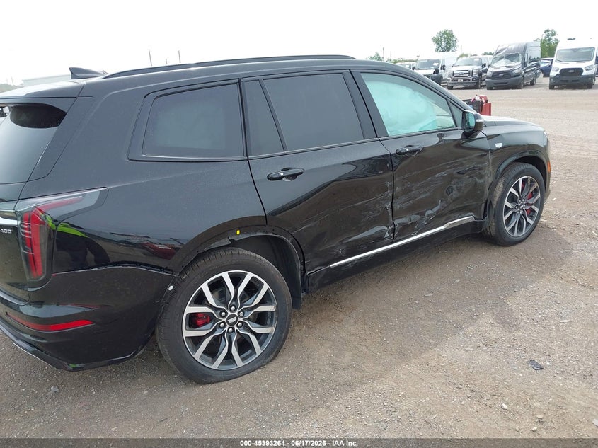 Vin: 1gykpgrs6sz142864, lot: 45891267, cadillac xt6 awd sport 20254