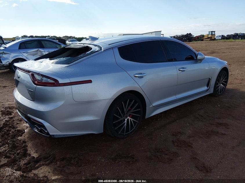 Vin: knae15la1j6034643, lot: 45891311, kia stinger 20184