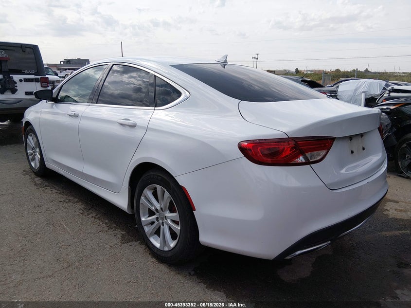 Vin: 1c3cccag3hn502859, lot: 45891355, chrysler 200 limited platinum 20173