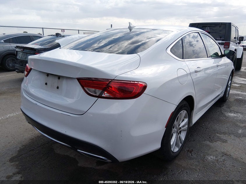 Vin: 1c3cccag3hn502859, lot: 45891355, chrysler 200 limited platinum 20174
