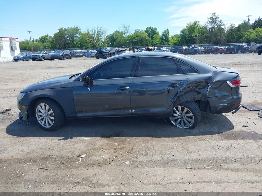 2017 Audi A4 Premium VIN: WAUANAF43HN001628 Lot: 45393379