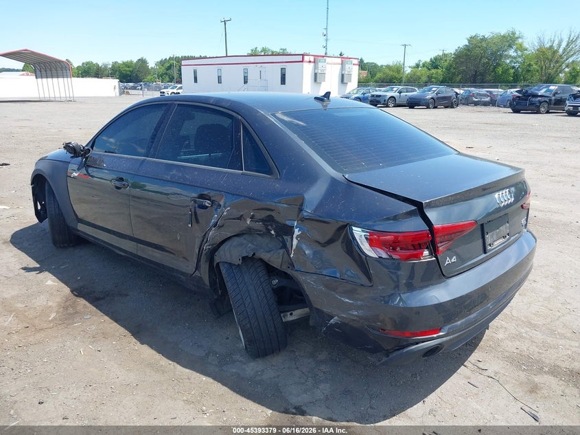 Vin: wauanaf43hn001628, lot: 45891382, audi a4 premium 20173