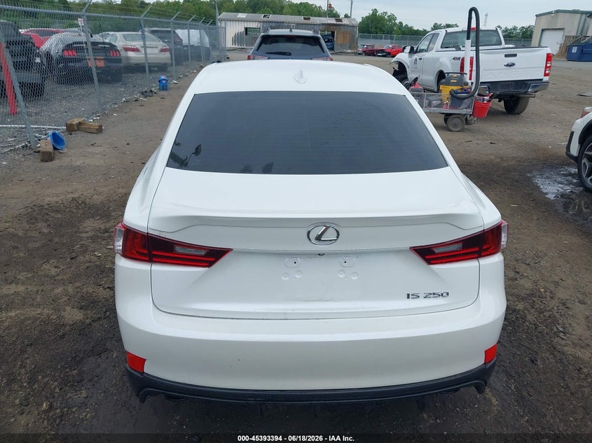 LEXUS IS 250 2015 VIN JTHBF1D20F5048164
