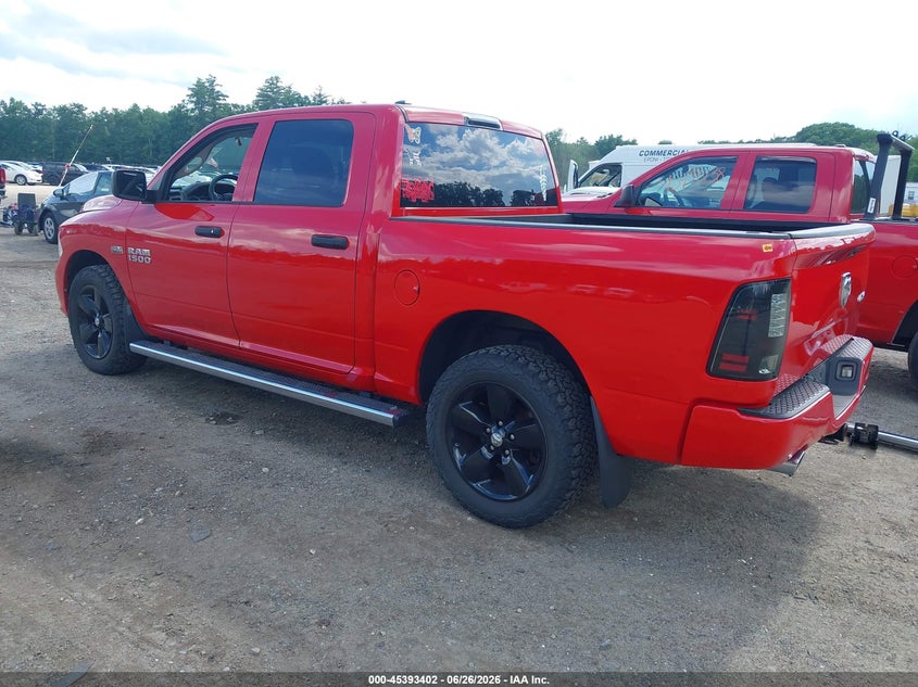 Vin: 1c6rr7kt5gs113834, lot: 45891405, ram 1500 express 20163