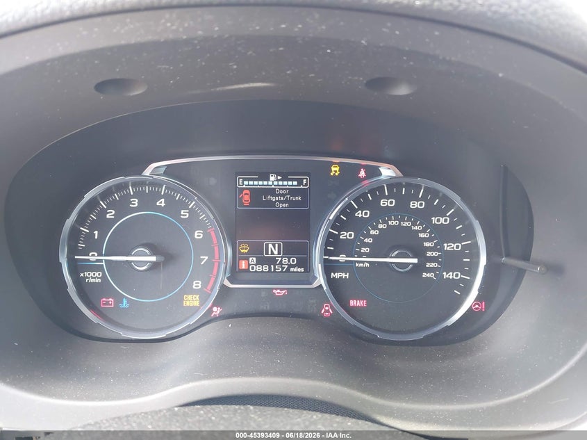 2018 SUBARU FORESTER auction photo 7