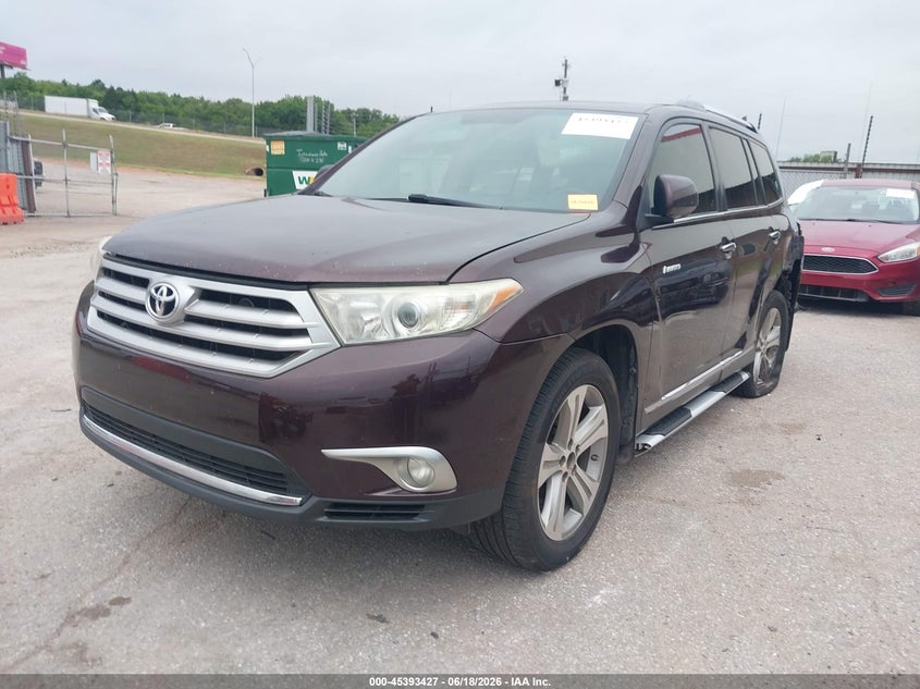 Vin: 5tdyk3eh4cs066002, lot: 45891430, toyota highlander limited v6 20122