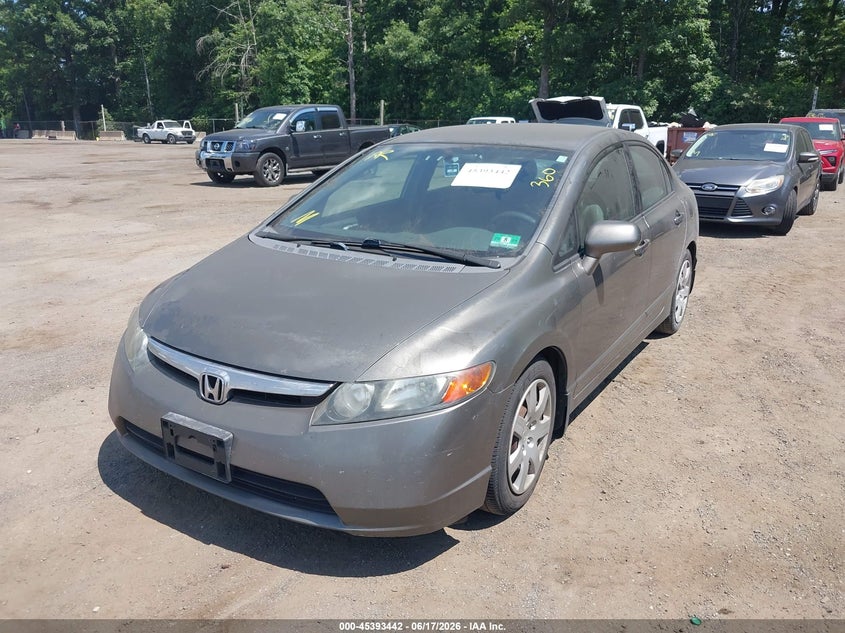 2008 Honda Civic Lx 2HGFA16578H348161 photo 1