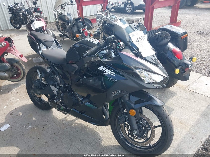 2023 Kawasaki Ex400 VIN: JKAEXKG14PDAR9482 Lot: 45393486