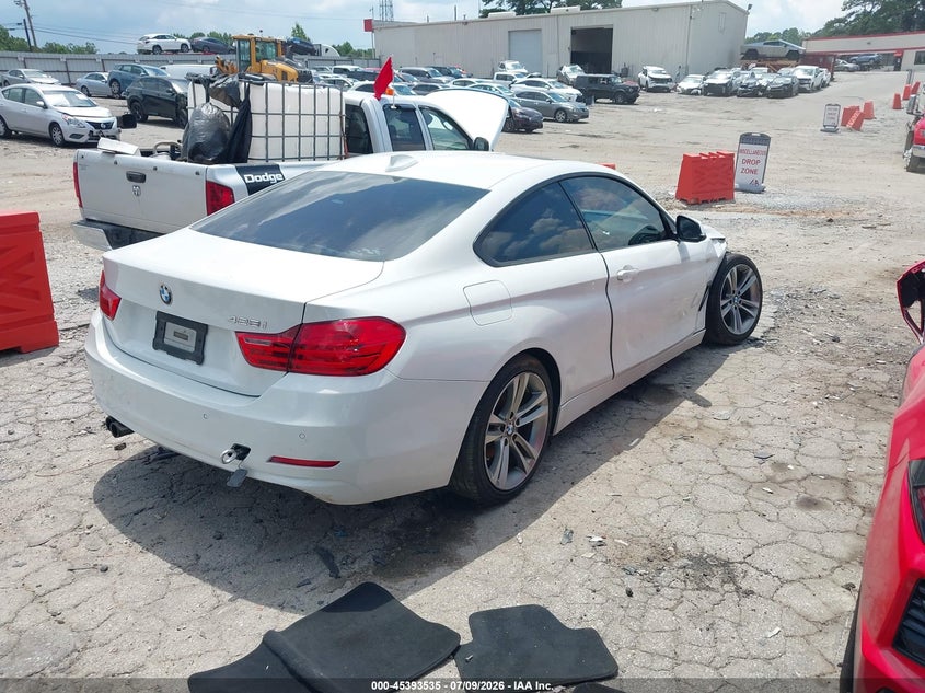 Vin: wba3n7c50ek221833, lot: 45891538, bmw 428i 20144