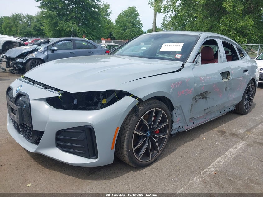 Vin: wby43aw01rfr48115, lot: 45891552, bmw i4 gran coupe edrive35 20242