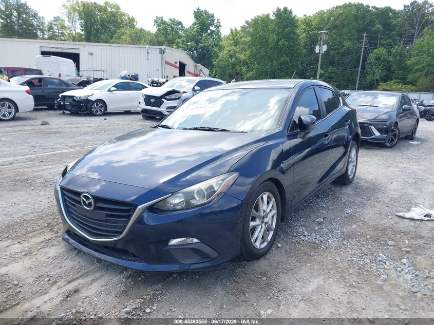 Vin: jm1bm1k73g1353916, lot: 45891558, mazda mazda3 i sport 20162
