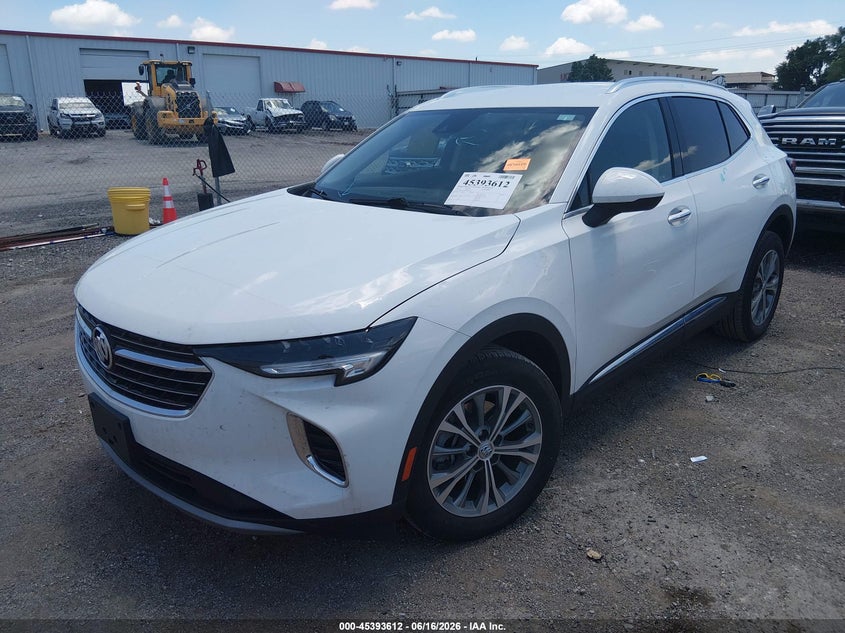 Vin: lrbazlr40nd151968, lot: 45891615, buick envision fwd preferred 20222