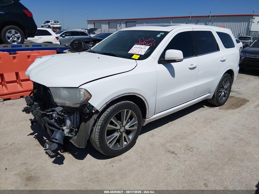 Vin: 1c4sdhct0dc561689, lot: 45891624, dodge durango r/t 20132