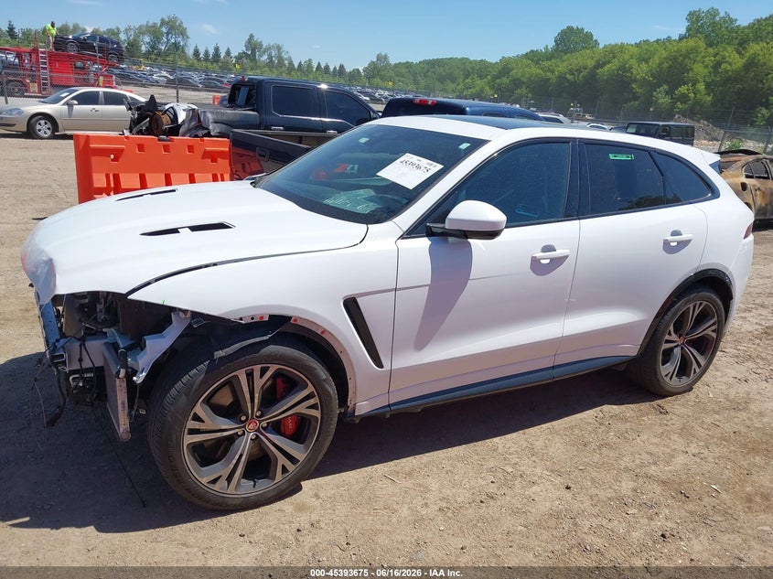 2022 Jaguar F-Pace Svr P550 Awd Automatic VIN: SADCZ2EE5NA690370 Lot: 45393675
