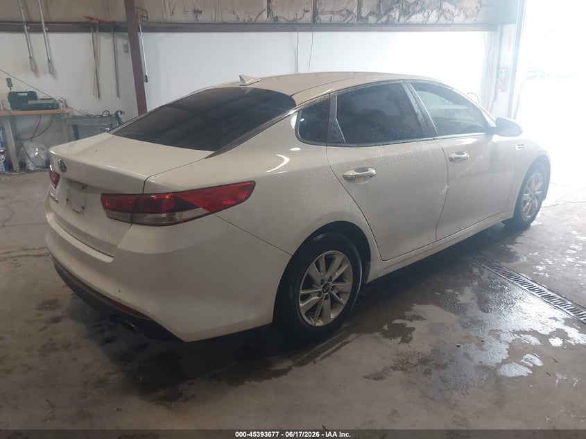 Vin: knagt4l39g5116133, lot: 45891680, kia optima lx 20164