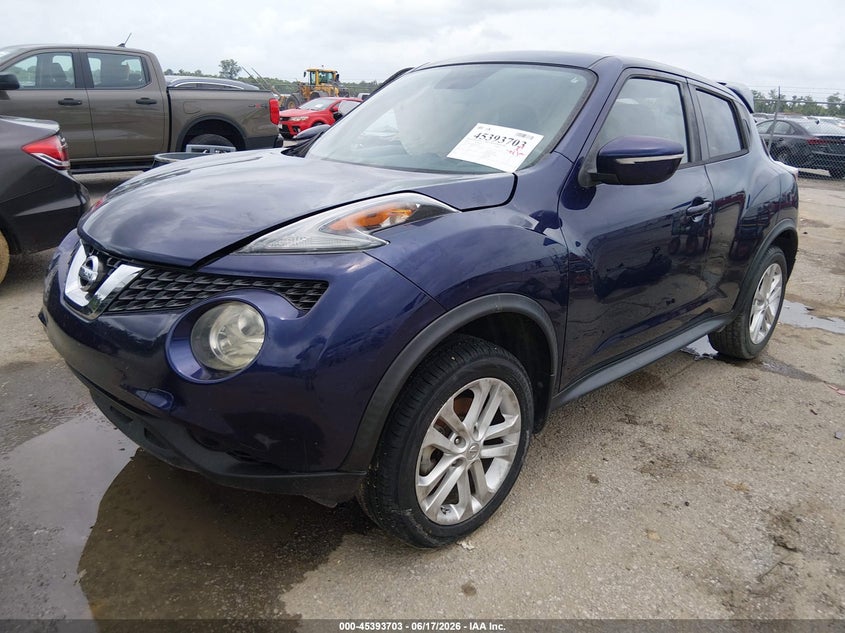 Vin: jn8af5mr9gt601025, lot: 45891706, nissan juke s 20162