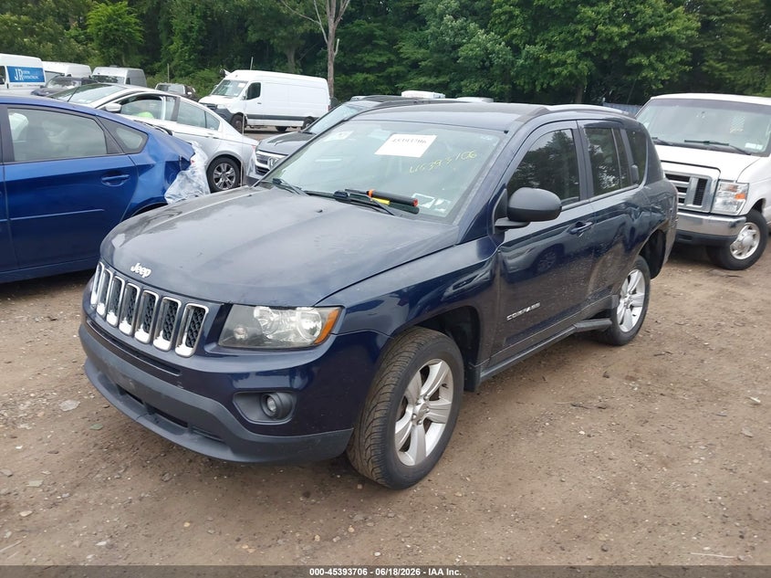 Vin: 1c4njdbb8fd240164, lot: 45891709, jeep compass sport 20152