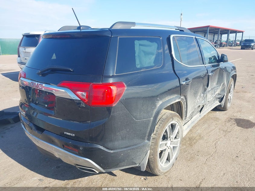 Vin: 1gkknxls5jz217058, lot: 45891766, gmc acadia denali 20184