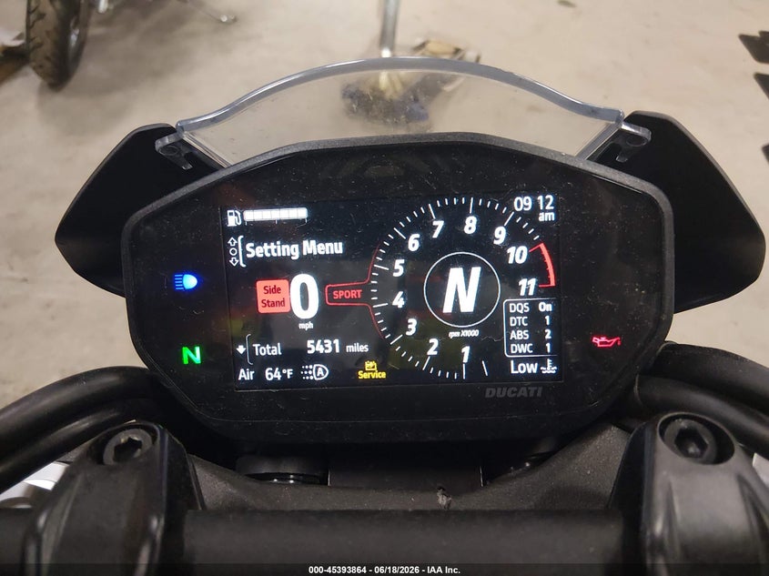 2023 DUCATI MONSTER auction photo 7